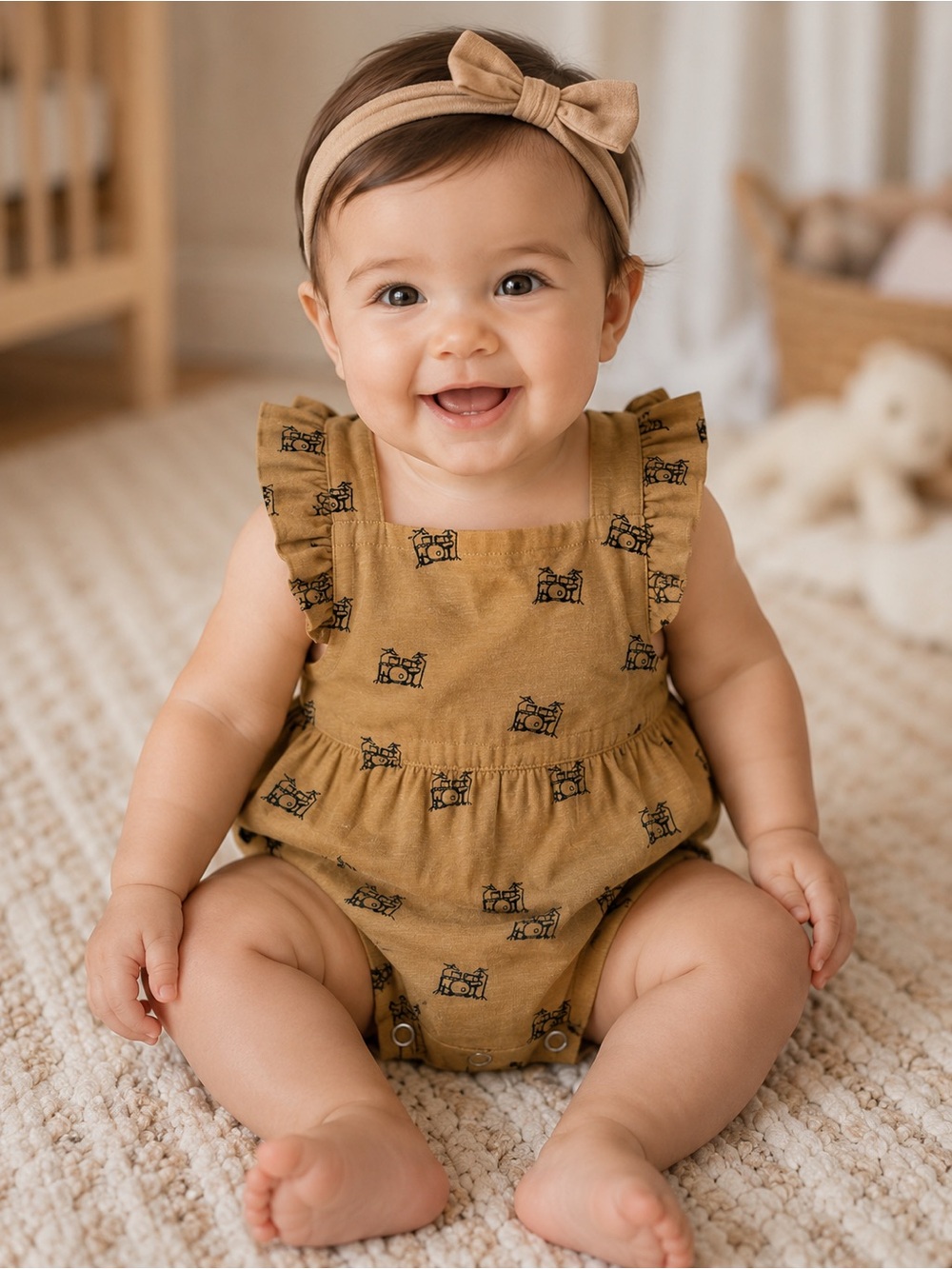 Kate Quinn little Liam NWT organic cotton 0-3 mo romper drums music instrument